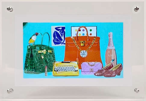 The good news is you can make your OWN damn money and buy whatever YOU want!! Be expensive baby…. You deserve it… Work hard and you can have whatever you please….. from my “Letters and Thoughts to My Therapist” series and brought to life with this beautiful video print by Infinite Objects!!! YAY! Total Measurements: 8.4 x 5.8 x 1 in | 21.3 x 14.7 x 2.5 cm Screen Measurements: 6.02 x 3.34 in | 153 x 85 mm | 7" Diagonal IPS LCD Display Resolution: 16.9 | 1024 x 576 px Comes with Mag-safe style USB Power Cable