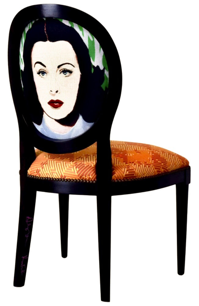 Ashley Longshore x Ken Fulk Dining Chair - Hedy Lamarr