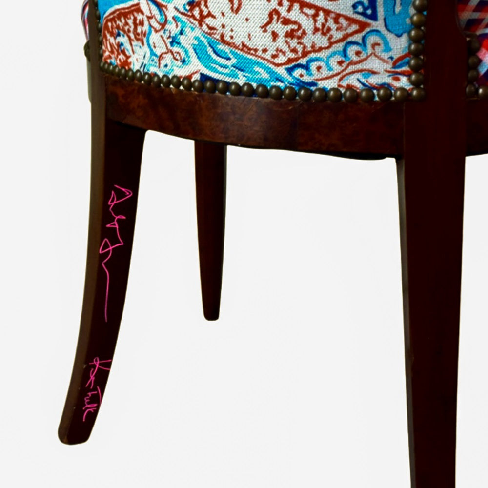 Ashley Longshore x Ken Fulk Dining Chair - Nina Simone