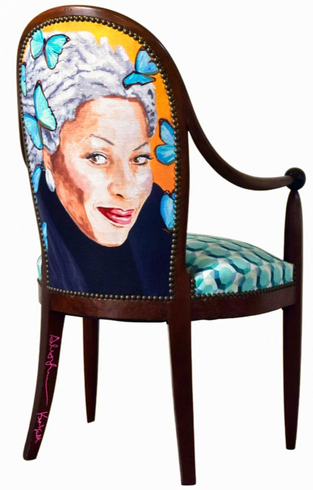 Ashley Longshore x Ken Fulk Dining Chair - Toni Morrison