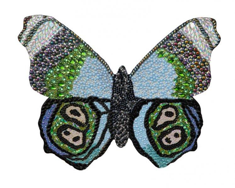 Light Blue And Green Mini Butterfly Cut Out