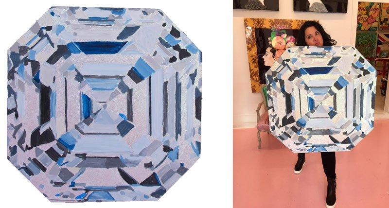 Asscher Cut Brilliant Diamond Cut Out
