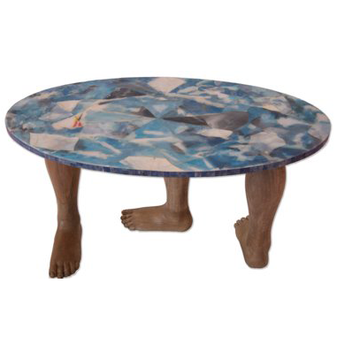 Sapphire Inlay Table